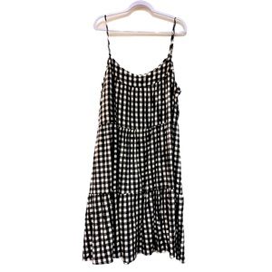 Hayden LA Gingham dress 3X black and white Boutique New!